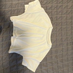 White crop top